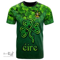 ScotsTee Shop Irish Palfrey Coat of Arms Irish T Shirt Irish Shamrock Triangle Style
