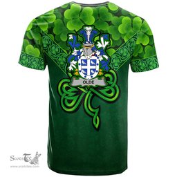 ScotsTee Shop Irish Olde Coat of Arms Irish T Shirt Irish Shamrock Triangle Style