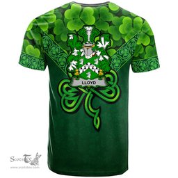 ScotsTee Shop Irish Lloyd Coat of Arms Irish T Shirt Irish Shamrock Triangle Style