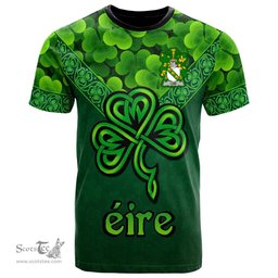 ScotsTee Shop Irish Low Coat of Arms Irish T Shirt Irish Shamrock Triangle Style