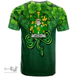 ScotsTee Shop Irish Melody or O Moledy Coat of Arms Irish T Shirt Irish Shamrock Triangle Style