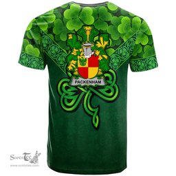 ScotsTee Shop Irish Packenham Coat of Arms Irish T Shirt Irish Shamrock Triangle Style