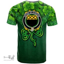 ScotsTee Shop Irish House of O HOGAN Coat of Arms Irish T Shirt Irish Shamrock Triangle Style