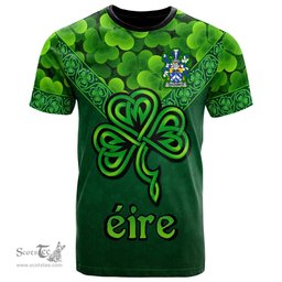 ScotsTee Shop Irish Goldsmith Coat of Arms Irish T Shirt Irish Shamrock Triangle Style