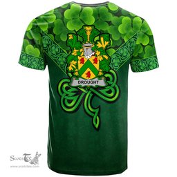 ScotsTee Shop Irish Drought Coat of Arms Irish T Shirt Irish Shamrock Triangle Style