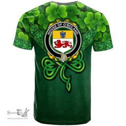 ScotsTee Shop Irish House of O BOLAND Coat of Arms Irish T Shirt Irish Shamrock Triangle Style