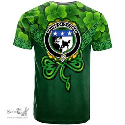 ScotsTee Shop Irish House of O DORAN Coat of Arms Irish T Shirt Irish Shamrock Triangle Style