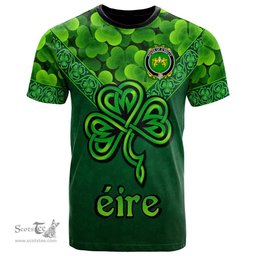 ScotsTee Shop Irish House of O REILLY Coat of Arms Irish T Shirt Irish Shamrock Triangle Style