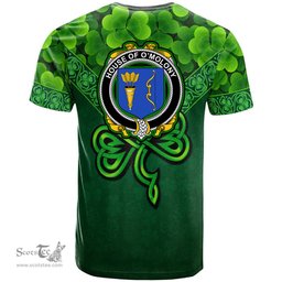 ScotsTee Shop Irish House of O MOLONY Coat of Arms Irish T Shirt Irish Shamrock Triangle Style