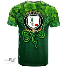 ScotsTee Shop Irish House of O HEA Coat of Arms Irish T Shirt Irish Shamrock Triangle Style