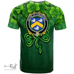 ScotsTee Shop Irish House of O MORONEY Coat of Arms Irish T Shirt Irish Shamrock Triangle Style