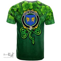 ScotsTee Shop Irish House of O TREHY Troy Coat of Arms Irish T Shirt Irish Shamrock Triangle Style