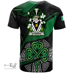 ScotsTee Shop Irish Stubber Coat of Arms Irish T Shirt Irish Celtic Cross & Shamrock