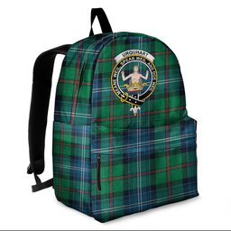 ScotsTee Shop Scottish Urquhart Ancient Clan Tartan Backpack - Crest Classic