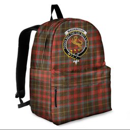 ScotsTee Shop Scottish MacKintosh Hunting Weathered Clan Tartan Backpack - Crest Classic