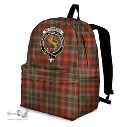 ScotsTee Shop Scottish MacKintosh Hunting Weathered Clan Tartan Backpack - Crest Classic