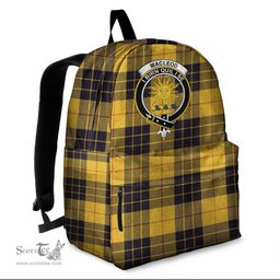 ScotsTee Shop Scottish MacLeod of Lewis Ancient Clan Tartan Backpack - Crest Classic