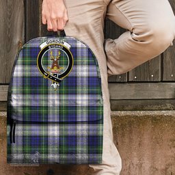 ScotsTee Shop Scottish Gordon Dress Modern Clan Tartan Backpack - Crest Classic