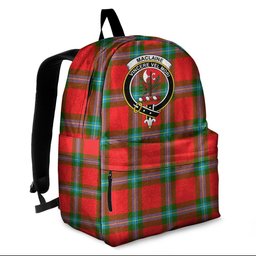 ScotsTee Shop Scottish MacLaine of Loch Buie Hunting Ancient Clan Tartan Backpack - Crest Classic