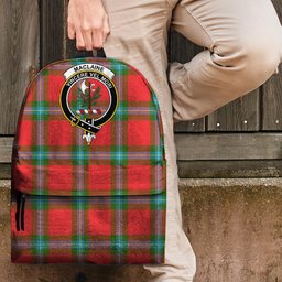 ScotsTee Shop Scottish MacLaine of Loch Buie Hunting Ancient Clan Tartan Backpack - Crest Classic