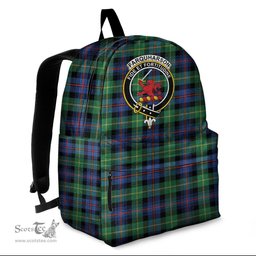 ScotsTee Shop Scottish Farquharson Ancient Clan Tartan Backpack - Crest Classic