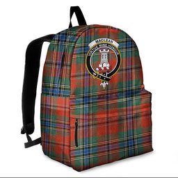 ScotsTee Shop Scottish MacLean of Duart Ancient Clan Tartan Backpack - Crest Classic