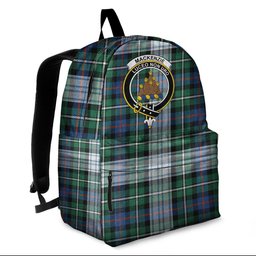 ScotsTee Shop Scottish MacKenzie Dress Ancient Clan Tartan Backpack - Crest Classic