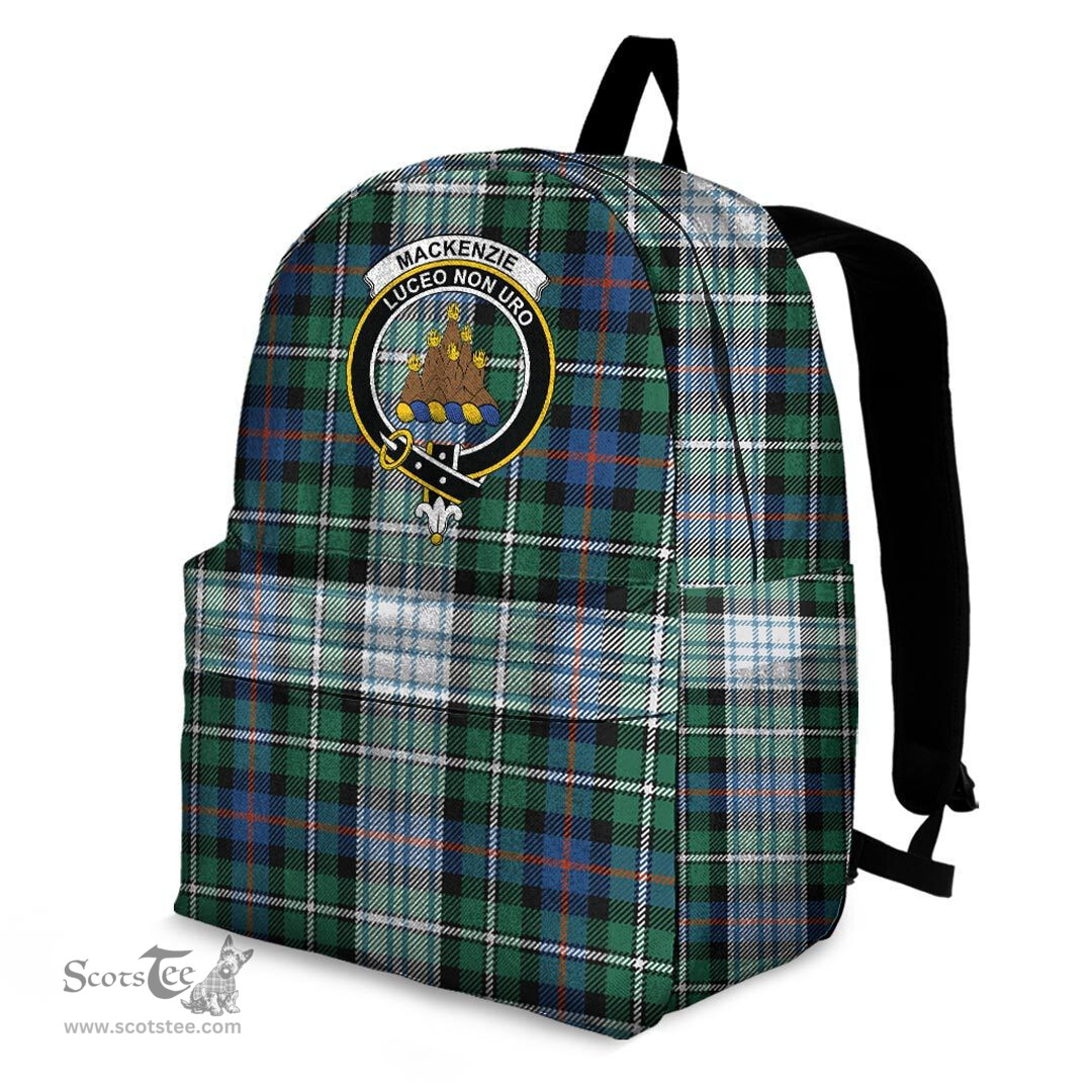 ScotsTee Shop Scottish MacKenzie Dress Ancient Clan Tartan Backpack - Crest Classic