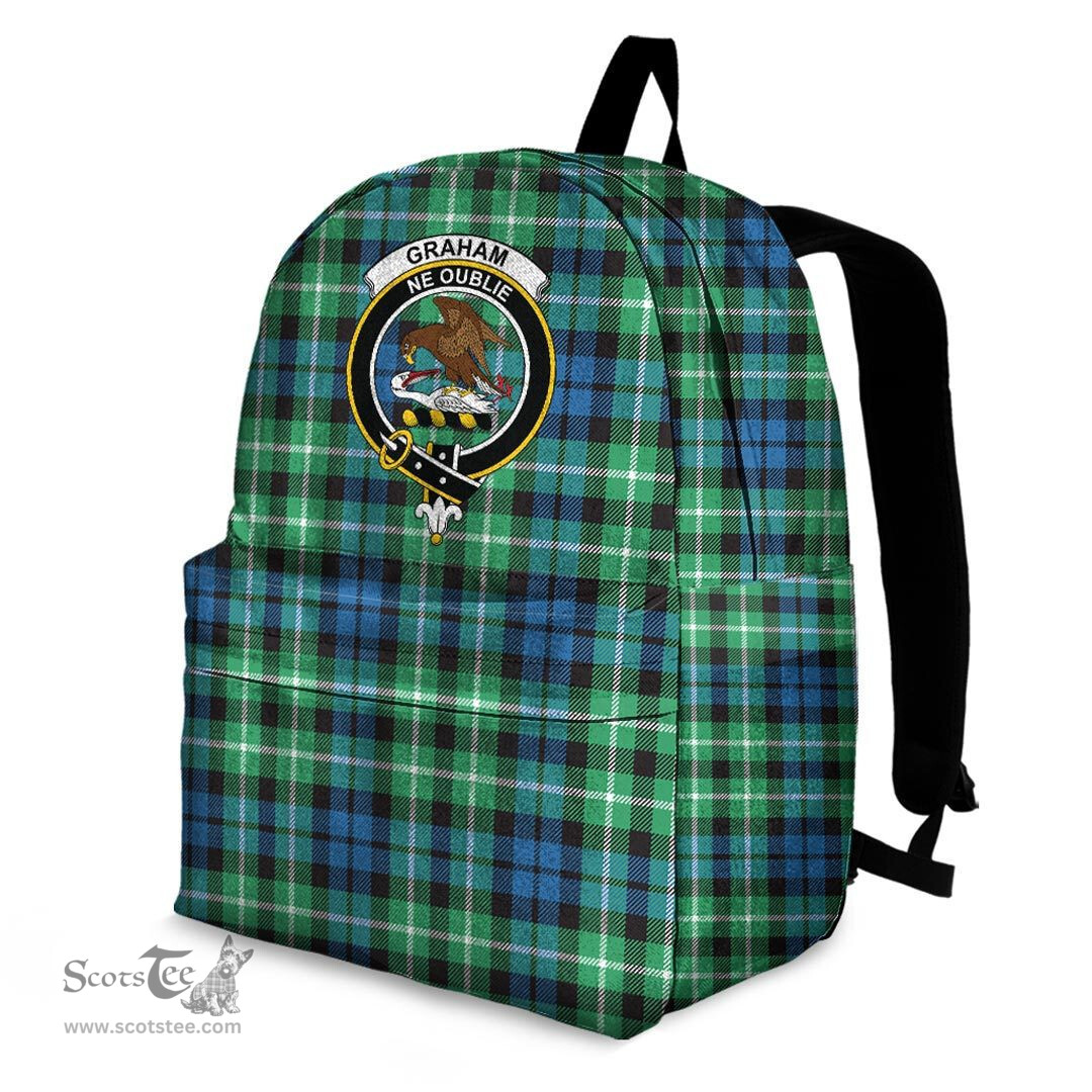 ScotsTee Shop Scottish Graham of Montrose Ancient Clan Tartan Backpack - Crest Classic