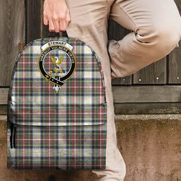 ScotsTee Shop Scottish Stewart Dress Ancient Clan Tartan Backpack - Crest Classic