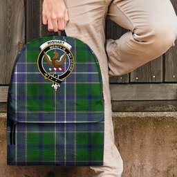 ScotsTee Shop Scottish Wishart Hunting Modern Clan Tartan Backpack - Crest Classic