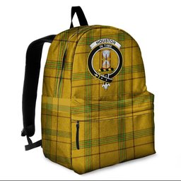ScotsTee Shop Scottish Houston Clan Tartan Backpack - Crest Classic