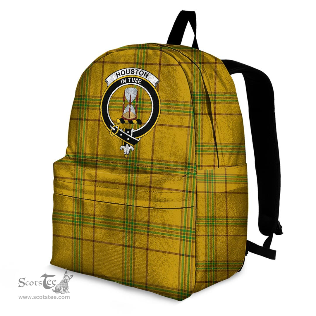 ScotsTee Shop Scottish Houston Clan Tartan Backpack - Crest Classic
