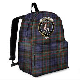 ScotsTee Shop Scottish Fletcher of Dunans Clan Tartan Backpack - Crest Classic
