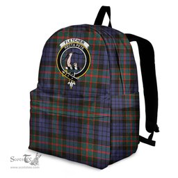 ScotsTee Shop Scottish Fletcher of Dunans Clan Tartan Backpack - Crest Classic
