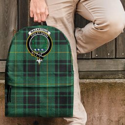 ScotsTee Shop Scottish MacArthur Ancient Clan Tartan Backpack - Crest Classic