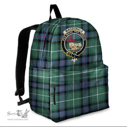ScotsTee Shop Scottish MacDonald of the Isles Hunting Ancient Clan Tartan Backpack - Crest Classic