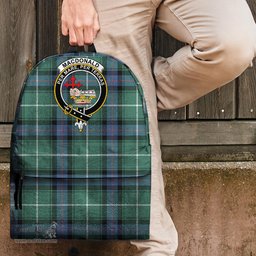 ScotsTee Shop Scottish MacDonald of the Isles Hunting Ancient Clan Tartan Backpack - Crest Classic