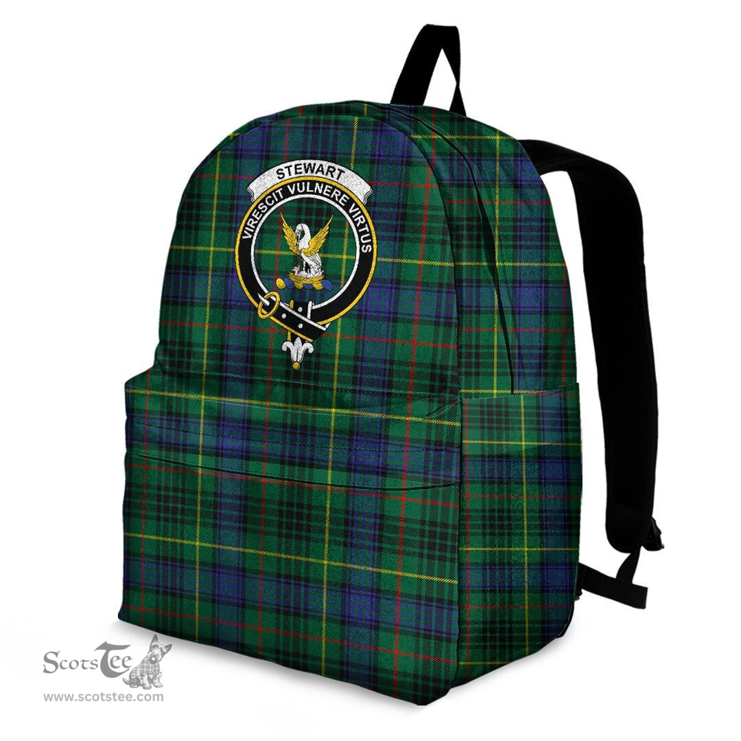 ScotsTee Shop Scottish Stewart Hunting Modern Clan Tartan Backpack - Crest Classic