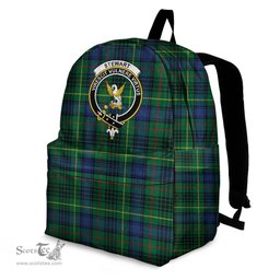 ScotsTee Shop Scottish Stewart Hunting Modern Clan Tartan Backpack - Crest Classic