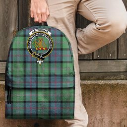 ScotsTee Shop Scottish MacThomas Ancient Clan Tartan Backpack - Crest Classic