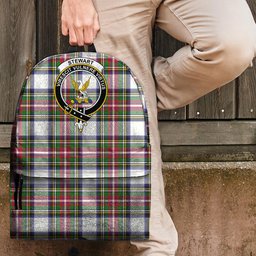 ScotsTee Shop Scottish Stewart Dress Modern Clan Tartan Backpack - Crest Classic