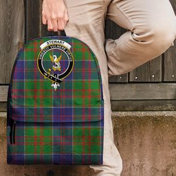 ScotsTee Shop Scottish Stewart of Appin Hunting Modern Clan Tartan Backpack - Crest Classic