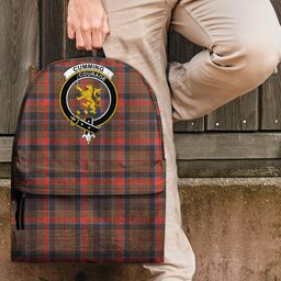 ScotsTee Shop Scottish Cumming Hunting Weathered Clan Tartan Backpack - Crest Classic