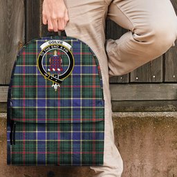 ScotsTee Shop Scottish Ogilvie of Airlie Ancient Clan Tartan Backpack - Crest Classic