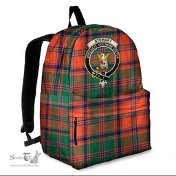 ScotsTee Shop Scottish Stewart of Appin Ancient Clan Tartan Backpack - Crest Classic