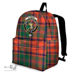 ScotsTee Shop Scottish Stewart of Appin Ancient Clan Tartan Backpack - Crest Classic