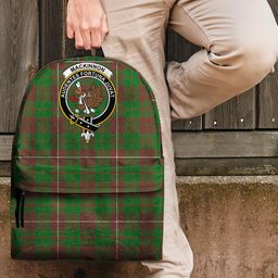 ScotsTee Shop Scottish MacKinnon Hunting Modern Clan Tartan Backpack - Crest Classic