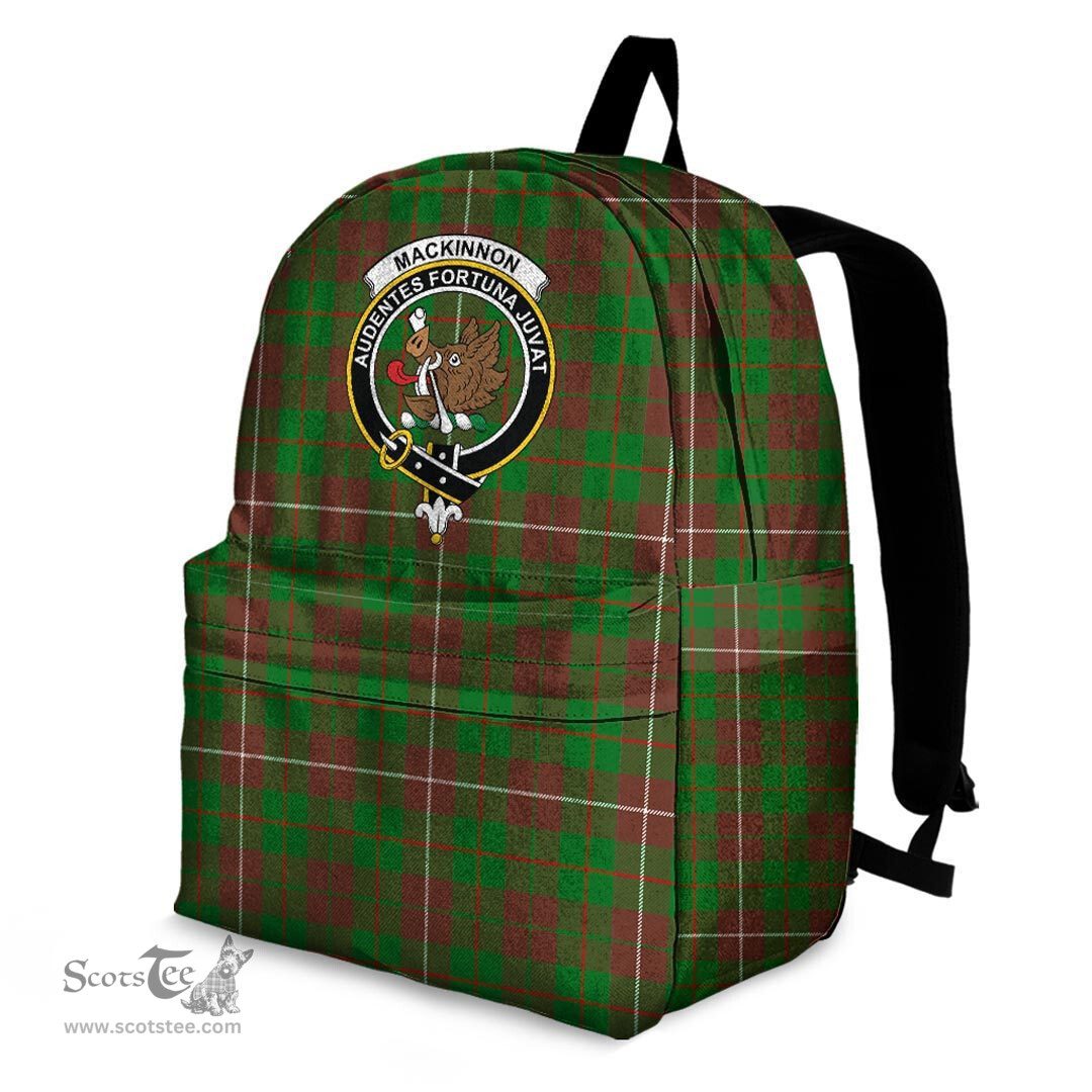 ScotsTee Shop Scottish MacKinnon Hunting Modern Clan Tartan Backpack - Crest Classic