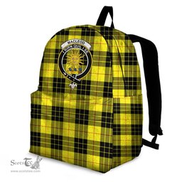 ScotsTee Shop Scottish MacLeod of Lewis Modern Clan Tartan Backpack - Crest Classic